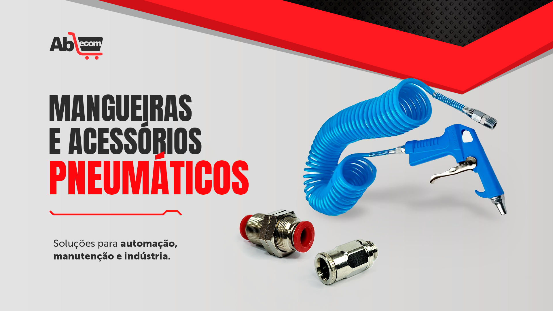 Mangueiras e acessórios pneumáticos — soluções para automação, manutenção e indústria