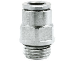 CONEXAO RETA MACHO 08MM X 1/2 BSP - LATAO NIQUELADO- NORGREN